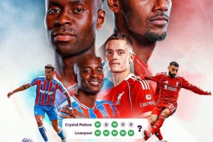 英超官方曬利物浦VS水晶宮海報：唯二兩支不敗球隊(duì)誰能延續(xù)？