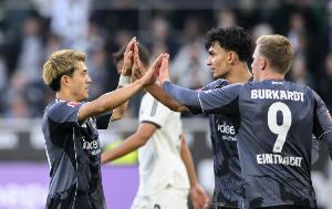 2100萬超值！堂安律單場助攻雙響+7場4球4助，法鷹連入6球6-4門興