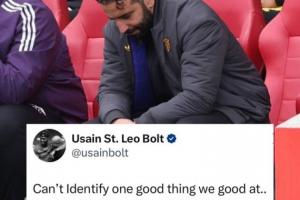 知名魔迷麻了??曼聯(lián)1-3輸球，博爾特：說(shuō)不出我們擅長(zhǎng)什么好事