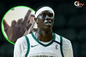 8個(gè)指頭也能打籃球！Yor Anei用8根手指打到了G聯(lián)盟！不可思議！