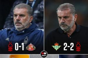 【一勝難求】波斯特科格魯上任森林的前五場比賽2平3負(fù)....??