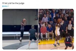 勇士博主曬對(duì)比視頻拷打庫(kù)明加經(jīng)紀(jì)人：你們自己判斷有沒有變快