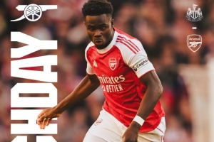 阿森納和紐卡發(fā)布海報(bào)：薩卡、博特曼、伊蘭加、沃爾特馬德出鏡