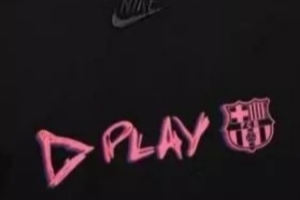 每體：巴薩將在國(guó)家德比，身穿印有埃德-希蘭專輯PLAY標(biāo)志的球衣
