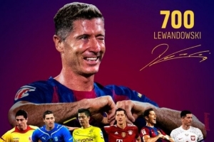 700球里程碑！萊萬頭球攻破皇社大門，打入職業(yè)生涯第700球