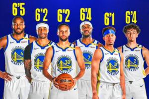 勇士新賽季擁有多達(dá)7名后衛(wèi) 身高全部在196cm以下&平均190