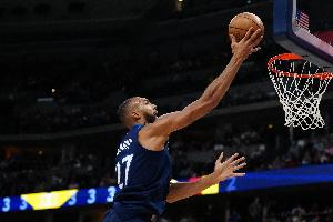 內(nèi)線支柱！戈貝爾半場9中4拿到10分5板1帽