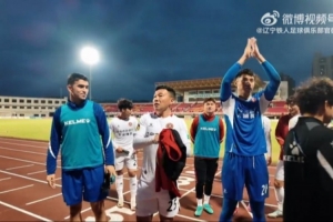 安以恩進球姆本扎梅開二度，遼寧鐵人客場3-0完勝上海嘉定匯龍