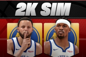 很看好！2K模擬新賽季：庫(kù)里場(chǎng)均32.8分4.7板6.1助 巴特勒20.9分