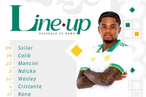 羅馬客戰(zhàn)薩索洛首發(fā)：迪巴拉領(lǐng)銜，利昂-貝利、齊米卡斯在列