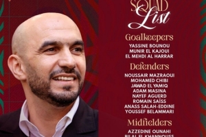 摩洛哥新一期名單：布努、阿姆拉巴特、迪亞斯在列，阿什拉夫傷缺