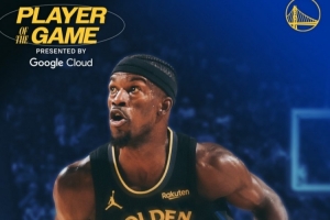 15中10砍下21+9+7！勇士官方曬本場(chǎng)最佳球員數(shù)據(jù)海報(bào)：巴特勒當(dāng)選