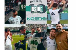 陷入瘋狂！梅西隨阿根廷在埃爾切主場訓(xùn)練，埃爾切社媒連更16條