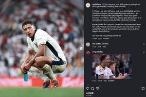 ??博主為貝林鳴不平：英媒對(duì)他不公，若在其他地方踢球早吹爆了