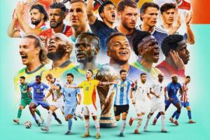 集結(jié)！世界杯官方曬首張直通42隊海報：梅西、姆巴佩、哈蘭德在內(nèi)