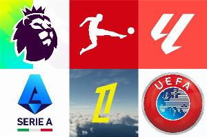 本賽季歐戰(zhàn)各聯(lián)賽勝場排名：英超27勝最多，德甲19勝次席