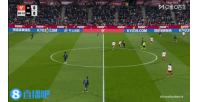 姆有引力！姆巴佩面對3人夾防分球倒三角傳居萊爾，后者遠射打偏