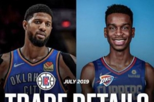 湖媒曬喬治交易：雷霆現(xiàn)在21勝1負 快船毀了聯(lián)盟