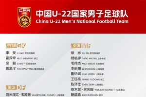 U22國足于12月7日赴廣東肇慶集訓(xùn)并赴阿聯(lián)酋、沙特阿拉伯備戰(zhàn)參賽