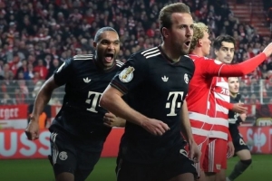 不容易！客場(chǎng)險(xiǎn)勝柏林聯(lián)，拜仁3年來(lái)首次晉級(jí)德國(guó)杯八強(qiáng)