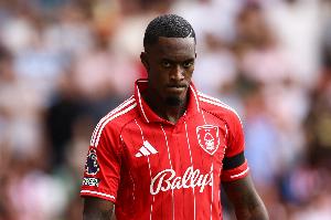 太陽報：森林邊鋒奧多伊認真考慮代表加納，參加明年世界杯