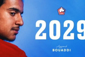 巴黎+英超意甲多隊(duì)有意！官方：里爾同18歲中場(chǎng)布阿迪續(xù)約至2029