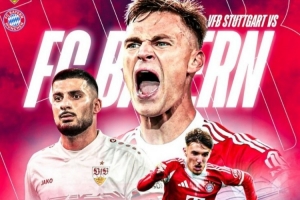 拜仁官推曬本輪德甲對(duì)陣斯圖加特海報(bào)，基米希、卡爾出鏡