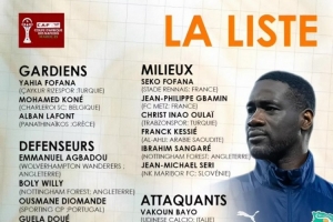 科特迪瓦非洲杯名單：阿瑪?shù)?、扎哈、凱西、阿萊在列