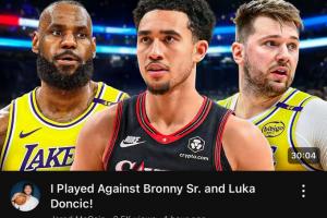 你是懂標題的??魔仙哥：我跟老布朗尼和東契奇打了比賽！