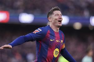 巴薩沒贏過法蘭克福，但萊萬24次對陣法蘭克福斬獲16球4助攻