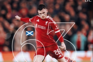 羅伯遜生涯63次在歐冠聯(lián)賽登場，創(chuàng)蘇格蘭球員出場次數(shù)紀(jì)錄