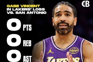 毫無(wú)存在感！文森特今日打14分鐘1中0 分板助斷帽均為0&犯規(guī)3次