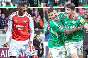 英超6隊歐冠排名：9-13名軍刺鵲車4隊扎堆，阿森納全勝第1曼城第4