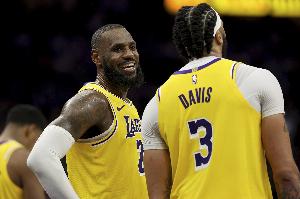 追平濃眉！詹姆斯湖人生涯第196場兩雙 并列隊(duì)史第10多