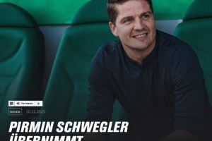 曾是拜仁首席球探！官方：施韋格勒出任沃爾夫斯堡體育總監(jiān)