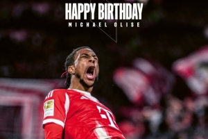 拜仁祝奧利塞24歲生快！去年7月5300萬歐引進??目前已達1.3億歐