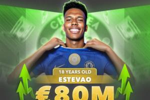 前途無(wú)量！埃斯特旺18歲身價(jià)8000萬(wàn)歐，同齡超內(nèi)馬爾、維尼修斯…