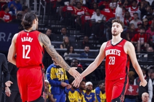 場均二次進攻得分榜：火箭18.9分第1 開拓者第3 馬刺第8 掘金第10