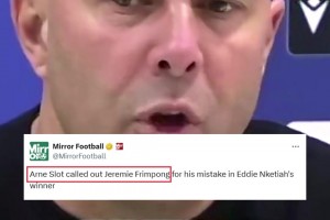 英媒：斯洛特指責的是弗林蓬，他太激進導(dǎo)致被絕殺