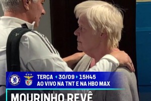 穆帥重返斯坦福橋，與一位在切爾西工作了48年的員工擁抱致意