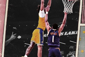 海報級隔扣！海斯今日超高滑翔空接，隔人炸扣布克！