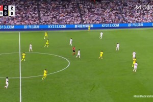 黃潛扳回一球！皇馬防守漏人，米卡烏塔澤弧頂爆射破門(mén)