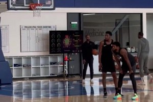 太久沒(méi)見(jiàn)你打球了！保羅-喬治進(jìn)行了1v1單挑訓(xùn)練