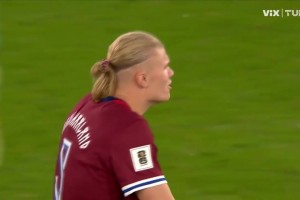 【集錦】世預(yù)賽-哈蘭德戴帽+兩度失點(diǎn) 挪威5-0以色列先賽9分領(lǐng)跑