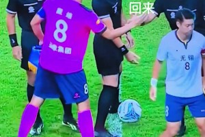 全懵了！蘇超無錫隊爆笑名場面：第一次隊長，望海涵??