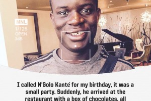 因禮物給隊(duì)友道歉！坎特：以前從未被邀請參加生日派對